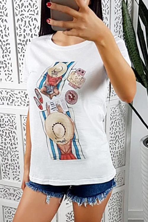 Γυναικεία μπλούζα με στάμπα