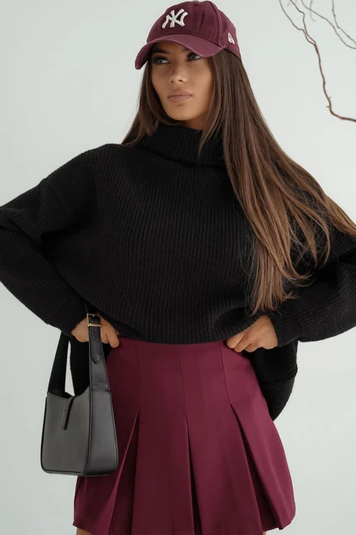 Ženski džemper sa polo kragnom