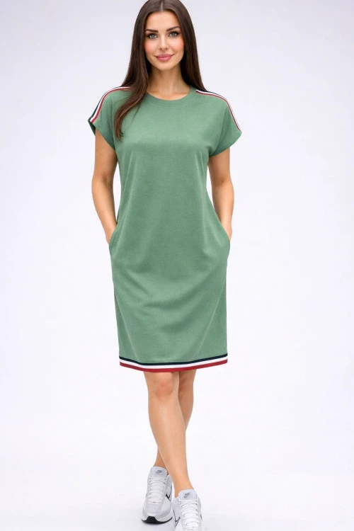 Ženska haljina kratkih rukava