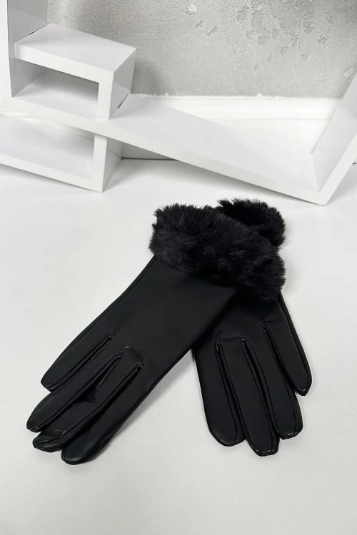 Dámské rukavice s peřím