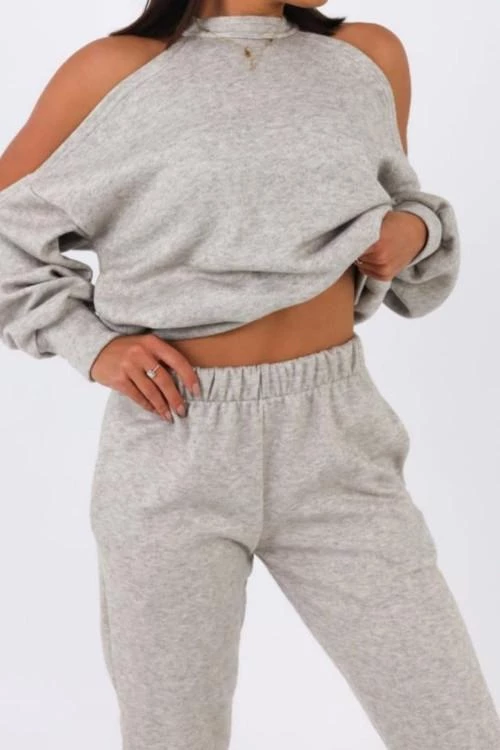 Set casual de dama cu umeri goi