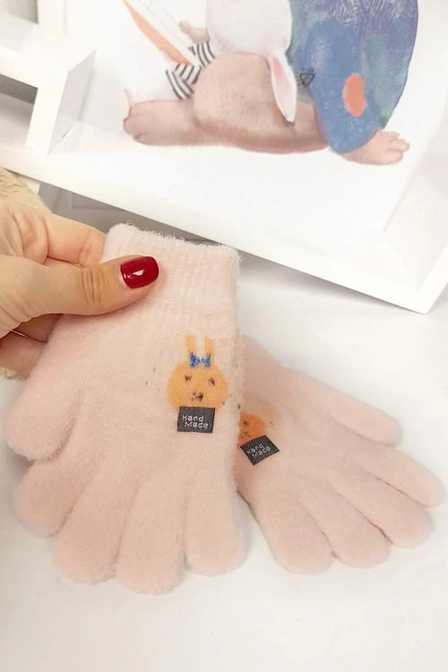 Mănuși pentru fete de la 5 pana  la 8 de ani