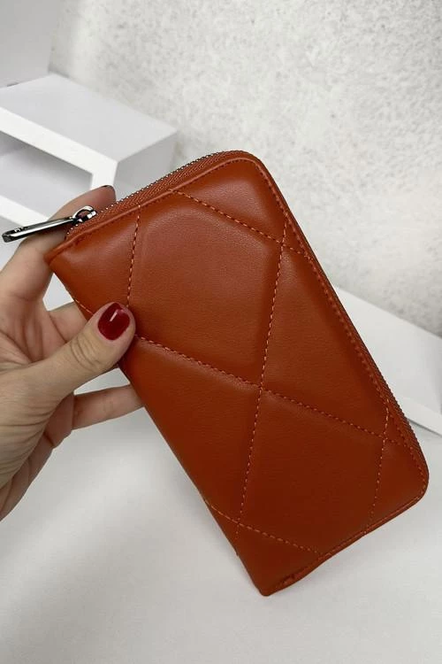 Women's wallet with a zipper