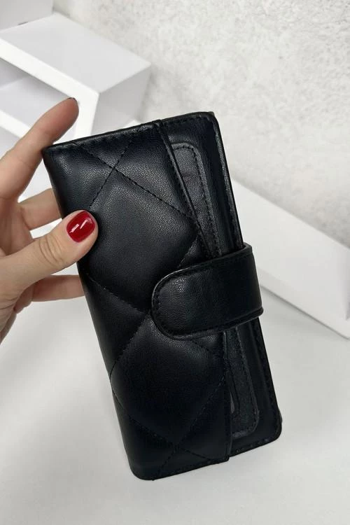 Ženska denarnica s tik-tak gumbom