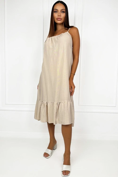 Women's summer dress with straps