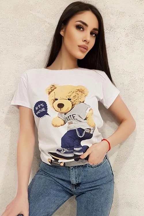 Дамска тениска с щампа