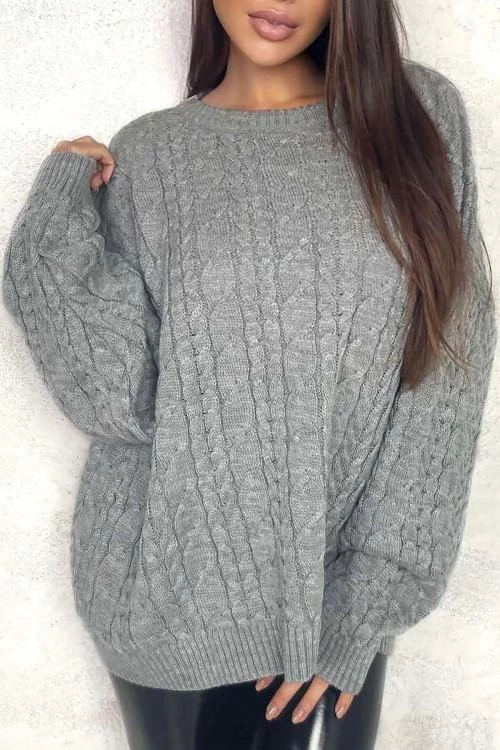 Ženski pulover širokog kroja