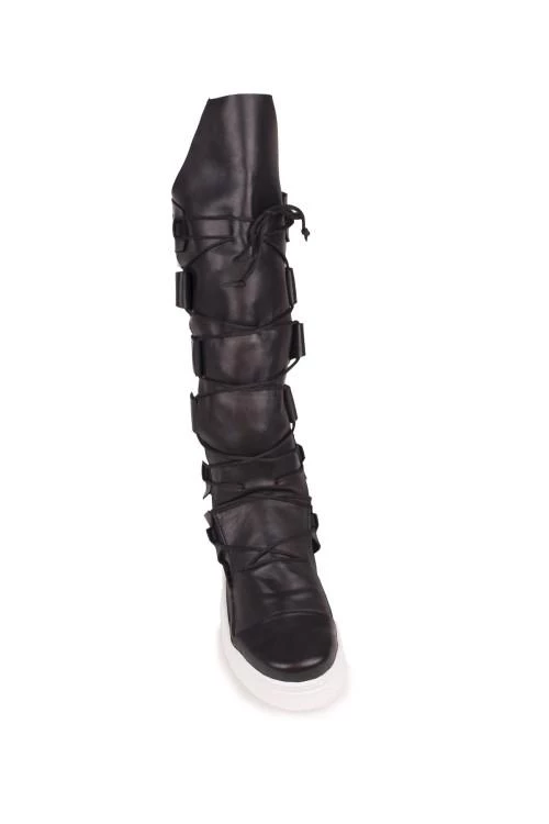 Adidași moderni de damă din piele naturală