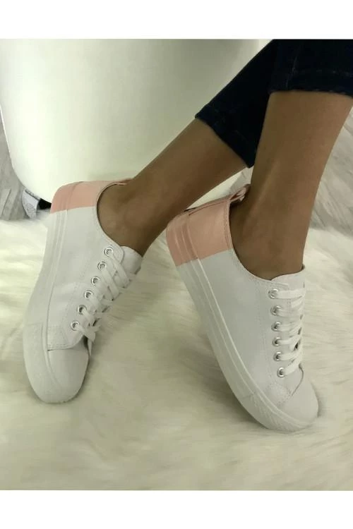 Női sport cipő öko bőrből