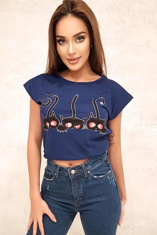 Bluze si topuri cu mâneci scurte