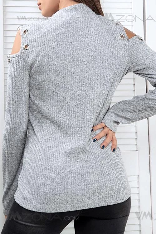 Bluza cu umeri goi pentru femei