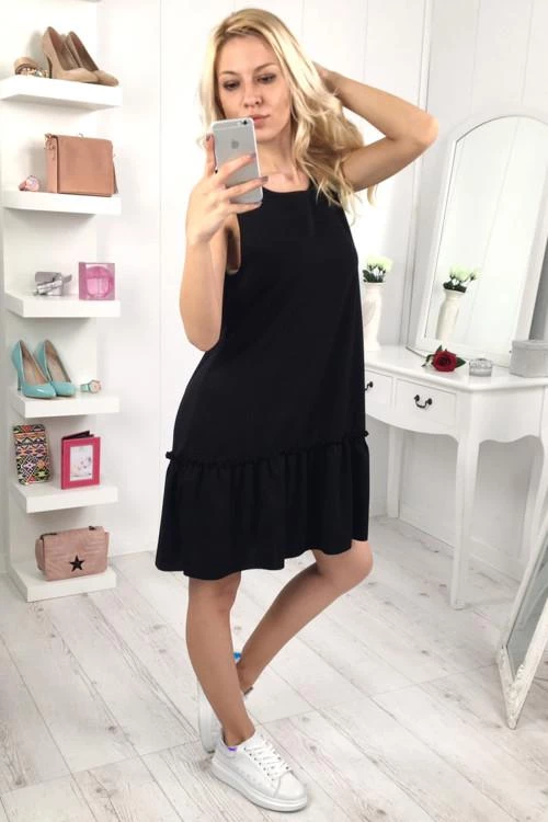 Дамска рокля със свободна кройка