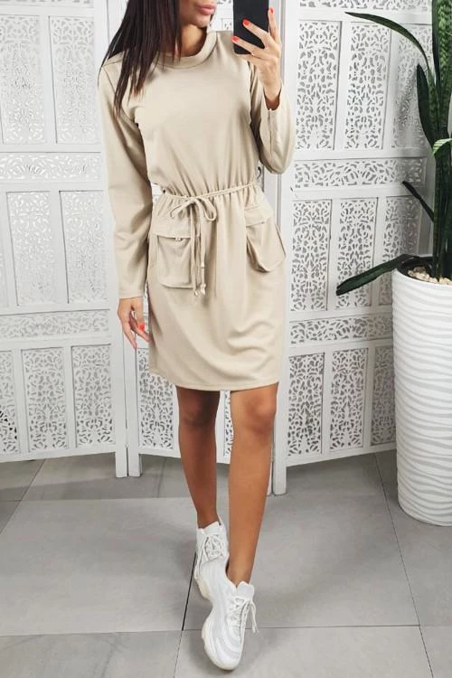 Γυναικείο φόρεμα με μακριά μανίκια