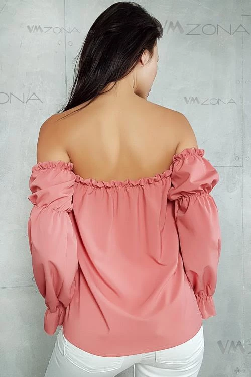 Bluza de dama cu umerii goi