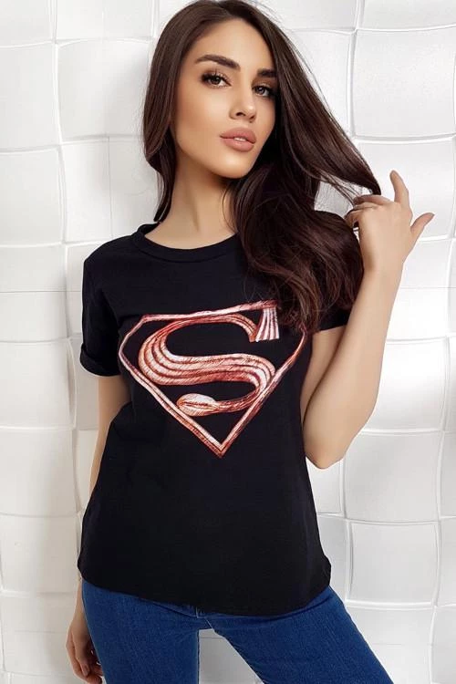 Tricou pentru femei cu decoratie