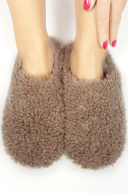 Papuci de damă cu puf