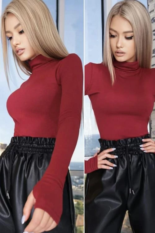 Női body hosszú ujjú