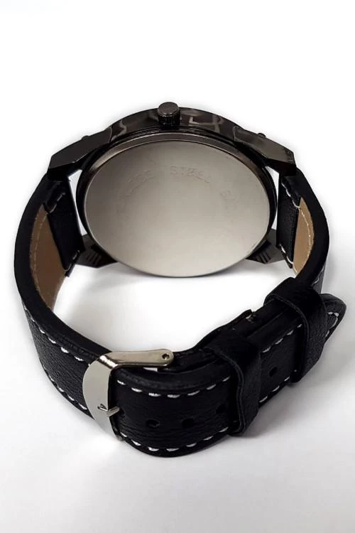 Ceas barbatesc cu curea din piele