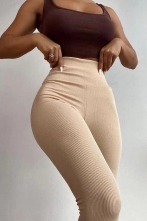 Dámske legíny s vysokým pásom