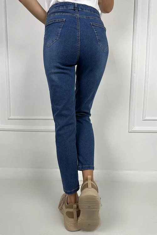 Dámské džíny s vysokým pasem